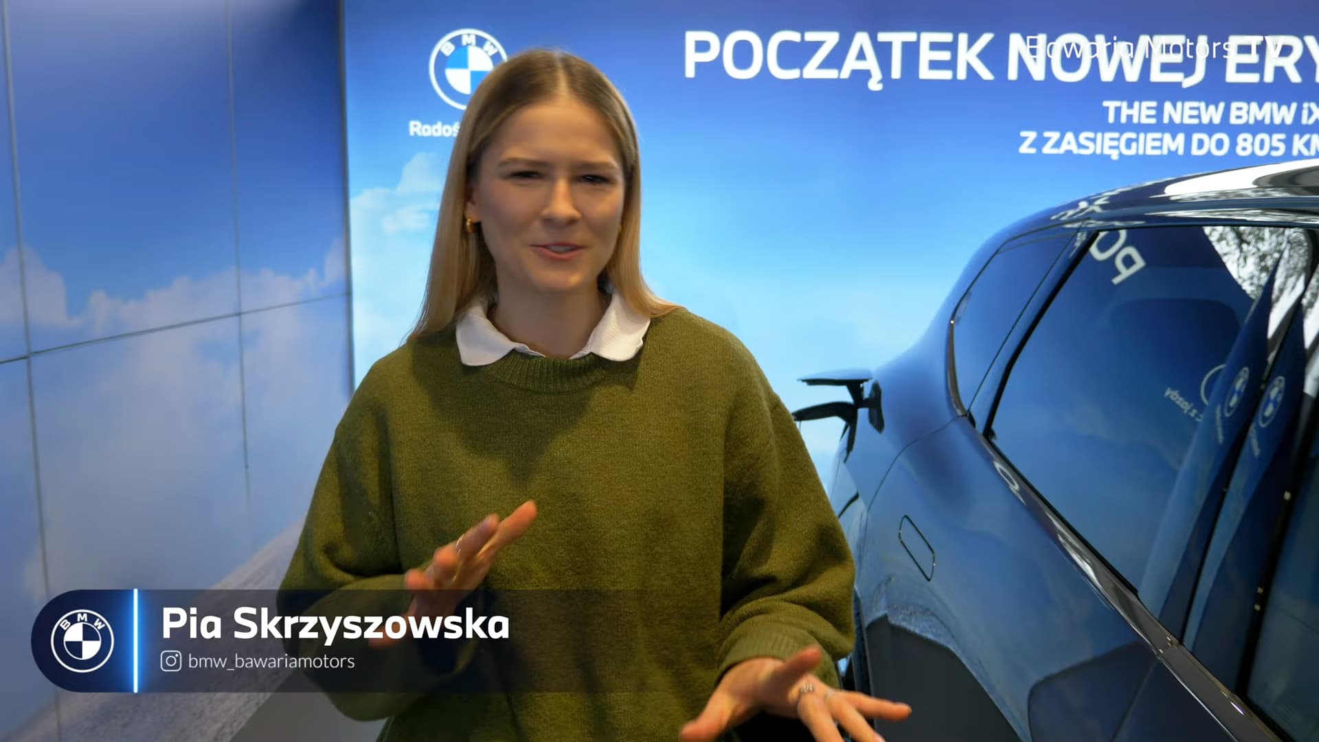 Videotest BMW iX3 w oczach Pii Skrzyszowskiej