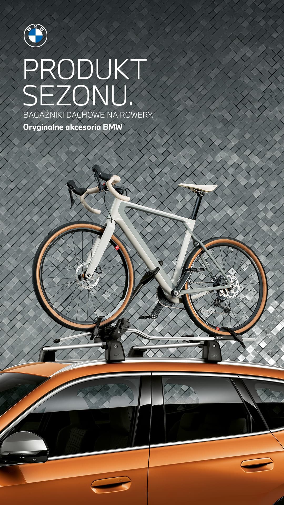 Bagażnika dachowy BMW na rower