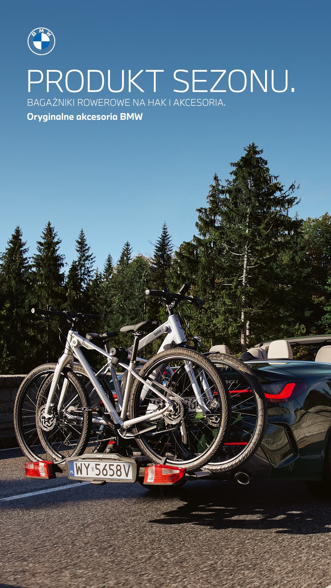 Bagażnik rowerowy BMW na hak