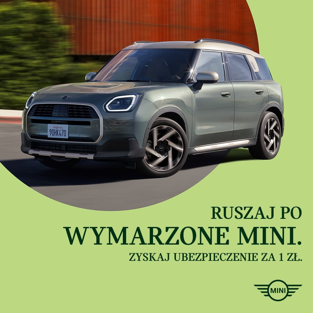 Nowe MINI z Pakietem Ubezpieczeń za 1 PLN