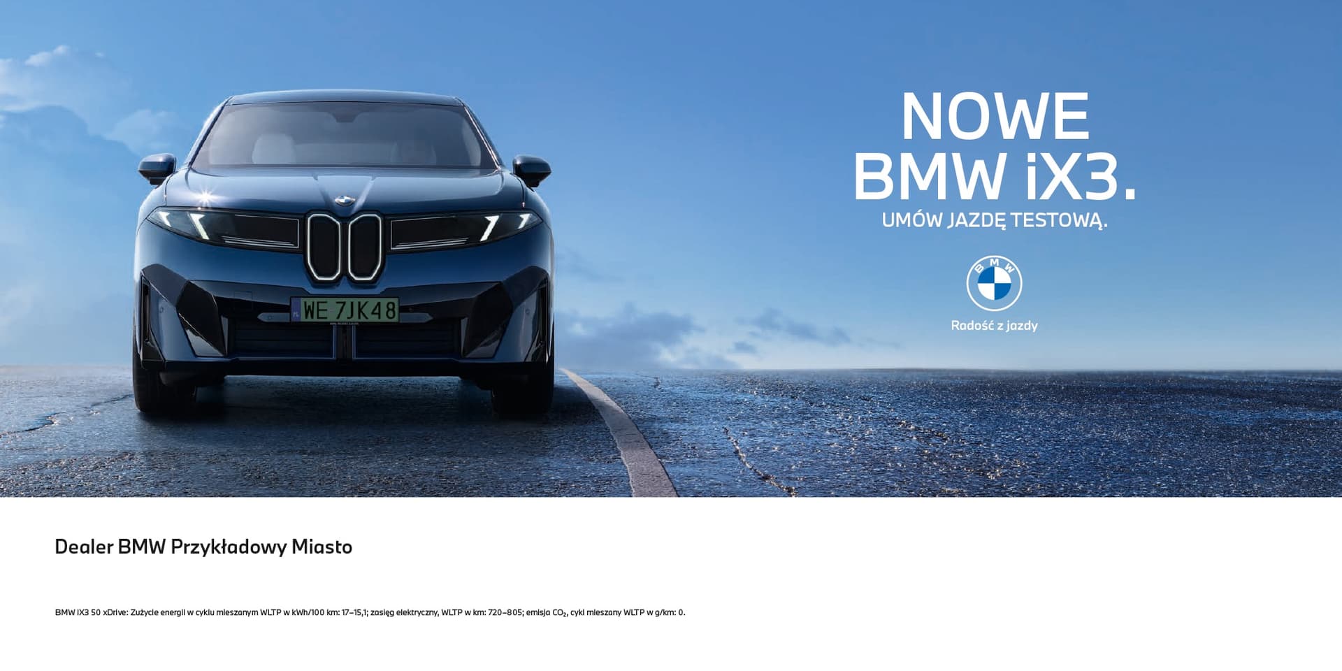 Nowe BMW iX3. Umów jazdę testową!